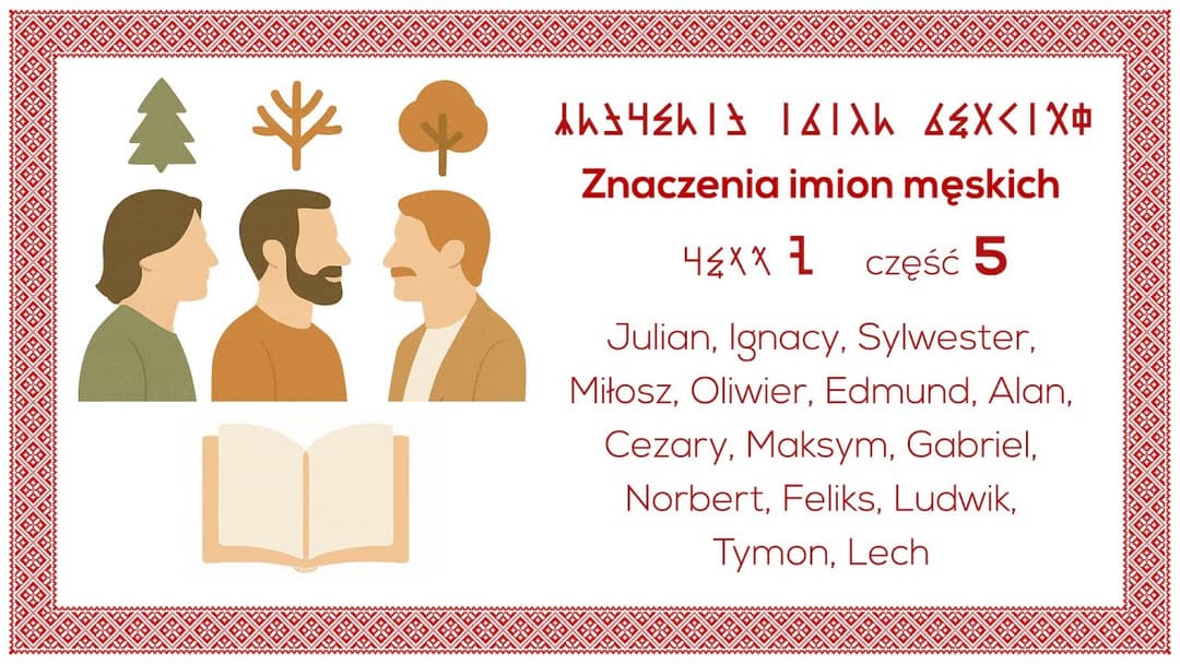 Miniatura nagrania: Znaczenia imion męskich. Część 5 - 🇵🇱 Rozmowy o Języku